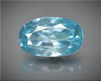 Natural Blue Zircon Certified  4.07CTS-10856